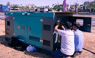 Genset untuk proyek pembangunan dan konstruksi