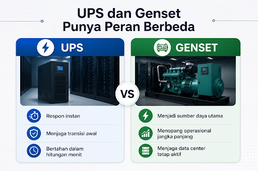 beda ups dan genset