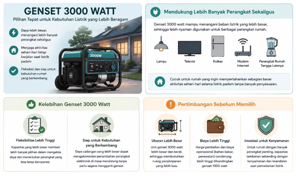 Genset 3000 watt