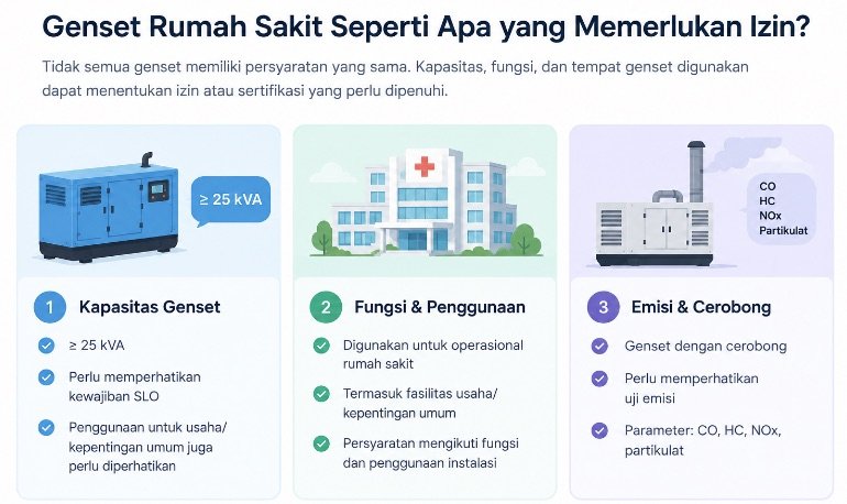 Genset Rumah Sakit Seperti Apa yang Memerlukan Izin